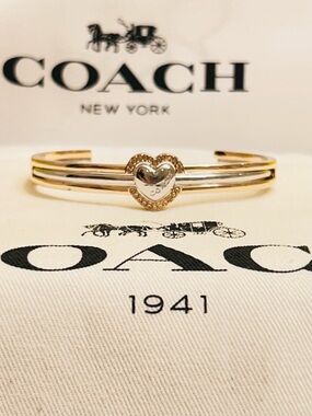 Coach Heart Bracelet
